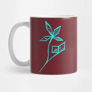 Telkin Flower Sky Blue Mug